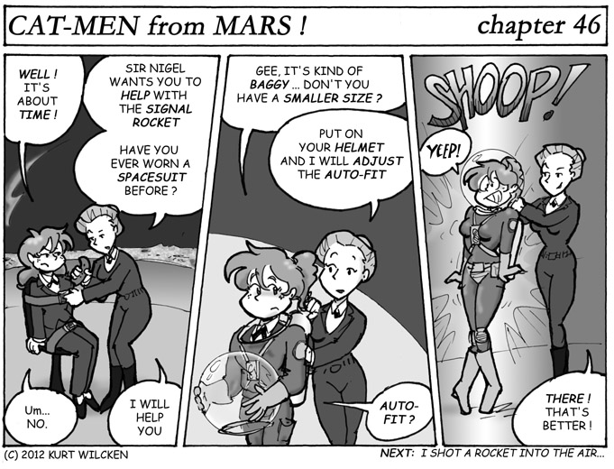 CAT-MEN from MARS:  Chapter 46 — Suiting Up