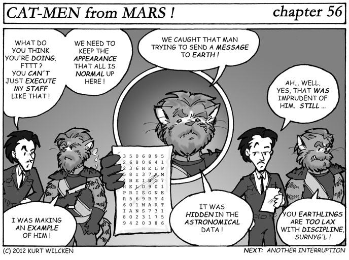 CAT-MEN from MARS:  Chapter 56 — Employee Relations