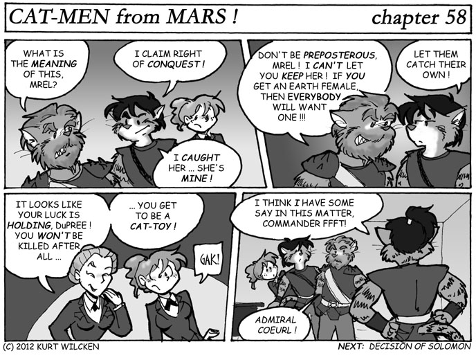 CAT-MEN from MARS:  Chapter 58 — Cat-Toy