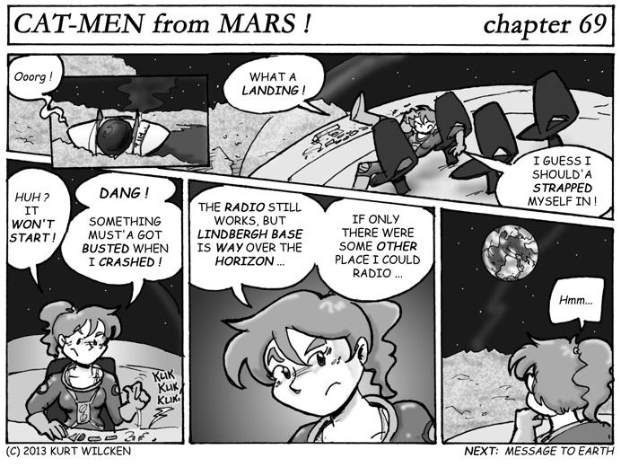 CAT-MEN from MARS:  Chapter 69 — 250,000 Miles From Nowhere