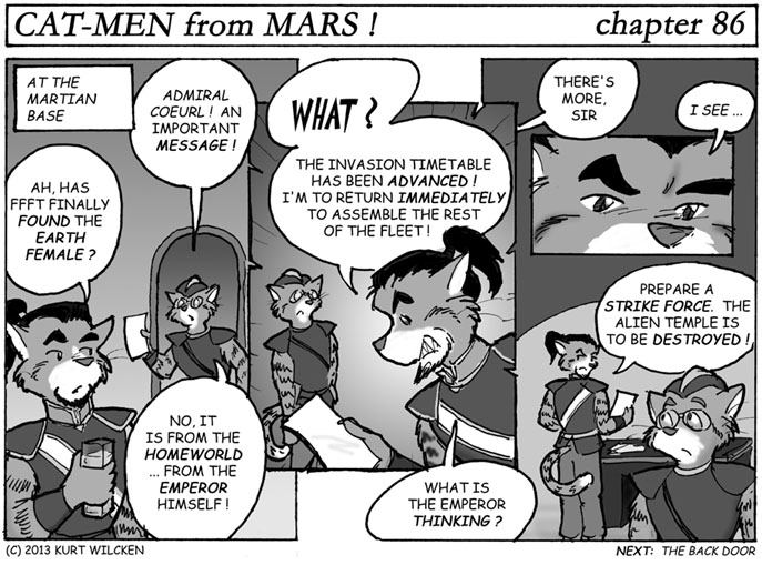 CAT-MEN from MARS:  Chapter 86 — Orders From the Top