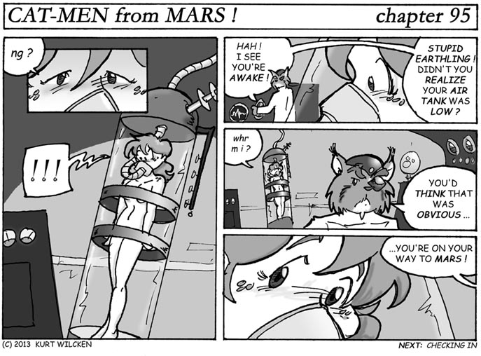 CAT-MEN from MARS:  Chapter 95 — Bottled Up