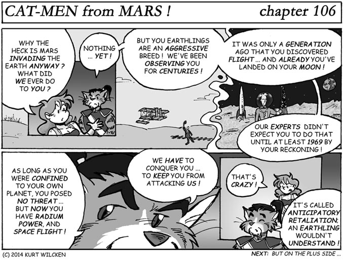 CAT-MEN from MARS:  Chapter 106 — Cattus Belli