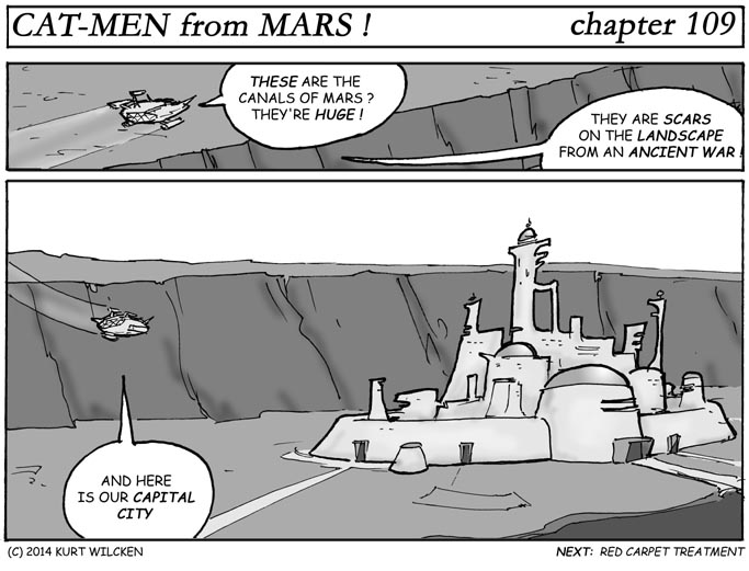 CAT-MEN from MARS:  Chapter 109 — Martian Metropolis
