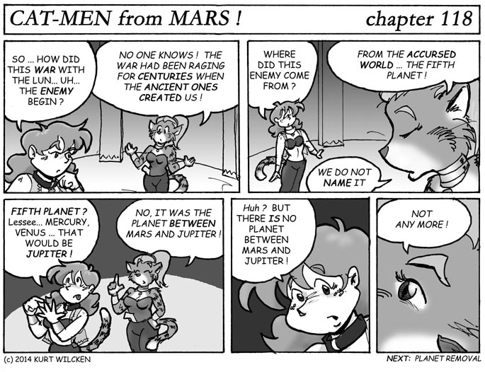 CAT-MEN from MARS:  Chapter 118 — Accursed Planet