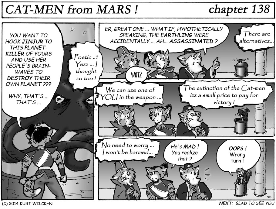 CAT-MEN from MARS:  Chapter 138 — Deadly Alternatives