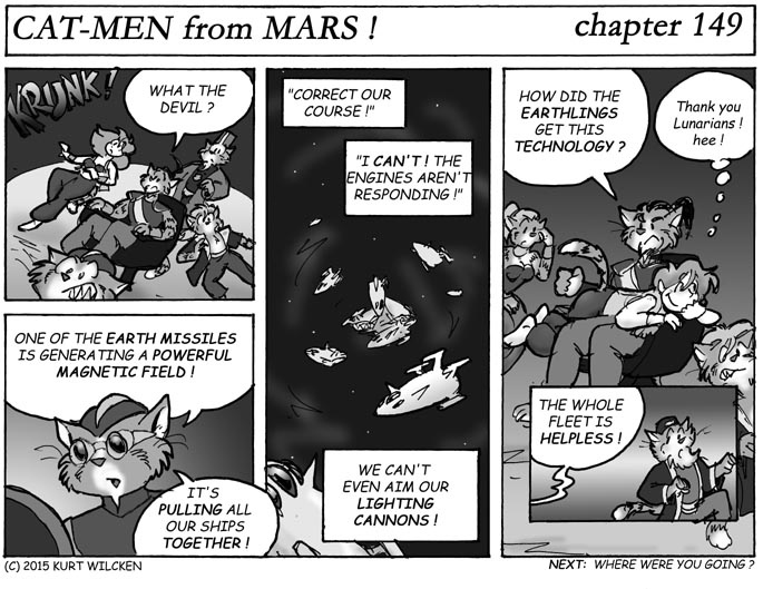 CAT-MEN from MARS:  Chapter 149 — Fateful Attraction