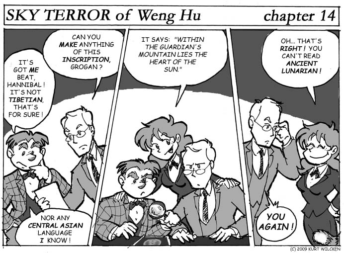 SKY TERROR of Weng Hu:  Chapter 14 — Difficulties in Translation