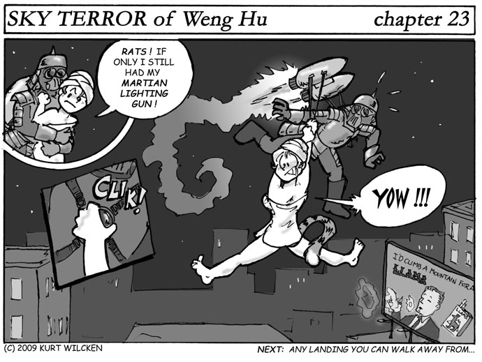 SKY TERROR of Weng Hu:  Chapter 23 — A Wild Ride
