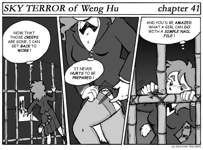 SKY TERROR of Weng Hu:  Chapter 41 — Be Prepared
