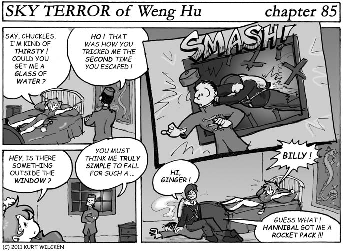 SKY TERROR of Weng Hu:  Chapter 85 — Don’t Look Now